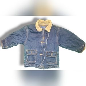 Carters Boy Jean Jacket 4t Toddler Coat Blue Heavy Winter Classic Warm